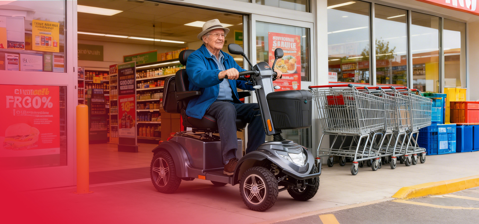 Einkaufen in Supermärkten