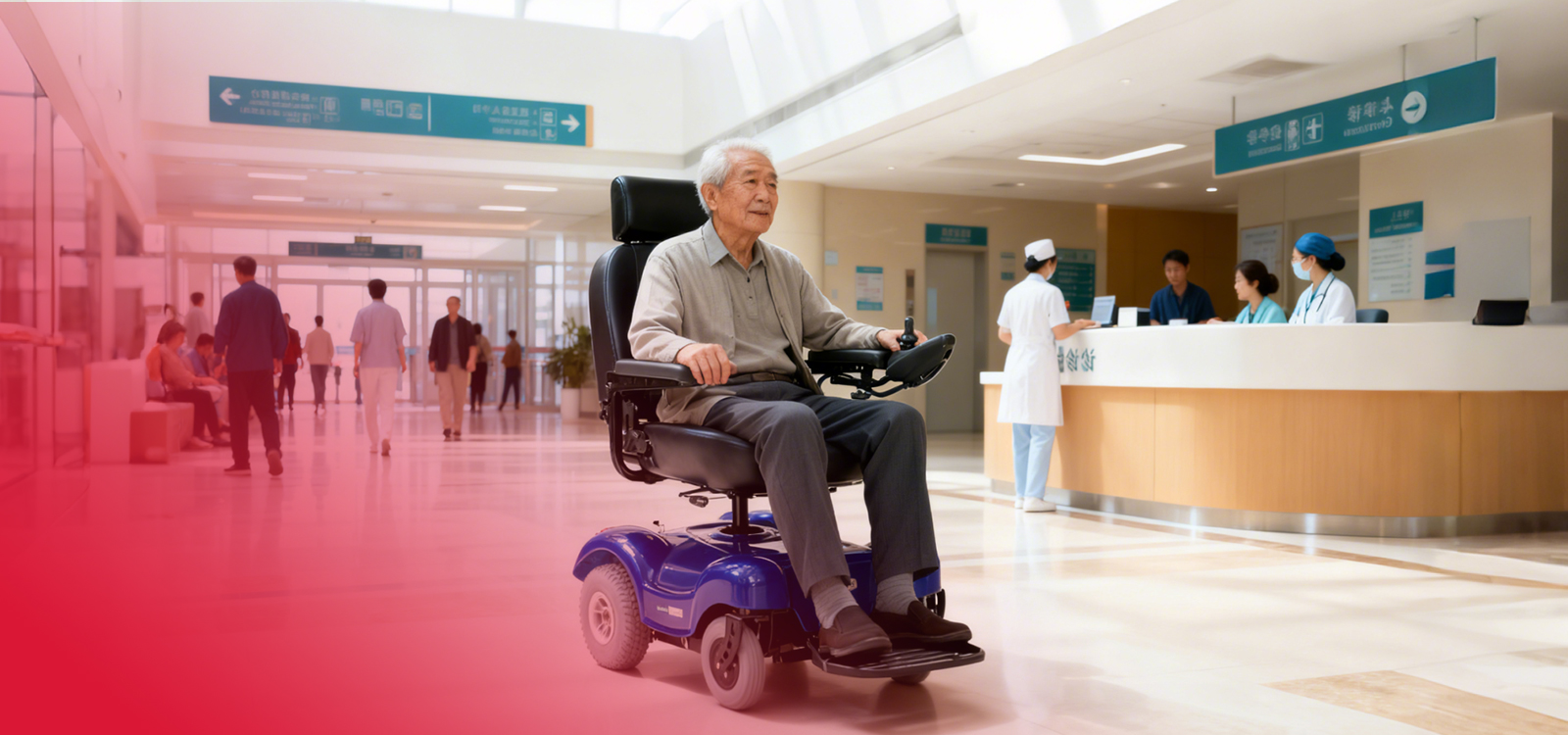 Pendeln zum Krankenhaus