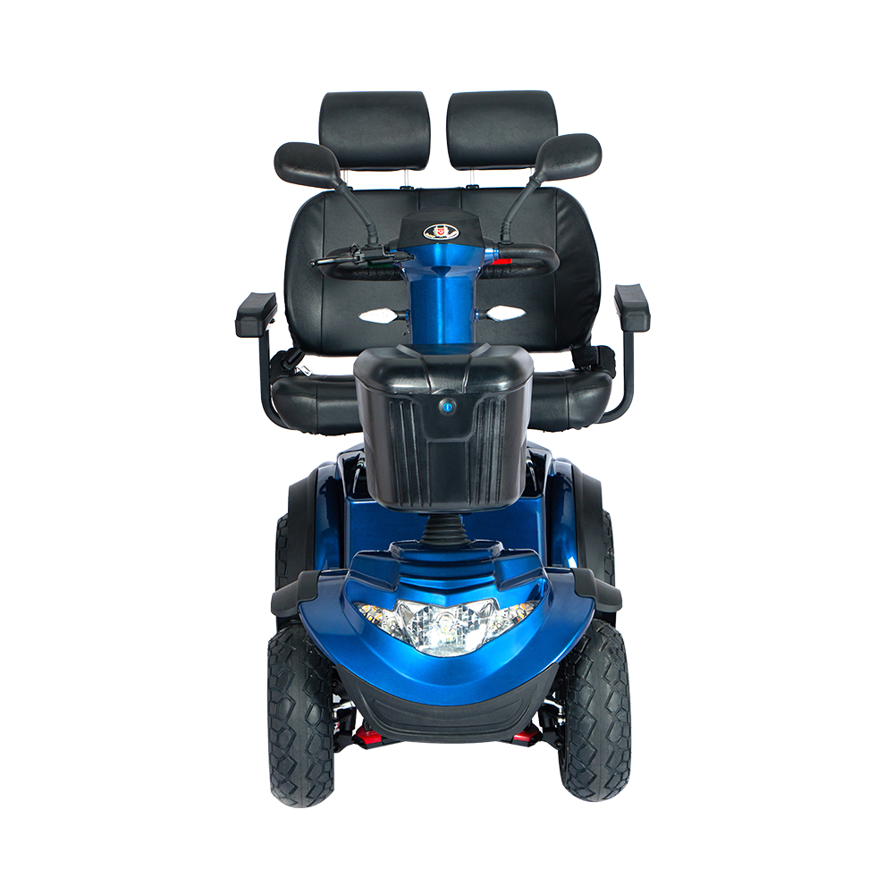 Komfort-Mobilitätsroller mit zwei Sitzen R9SM-DOUBLE: Teilen Sie die Fahrt, verbesserter Komfort